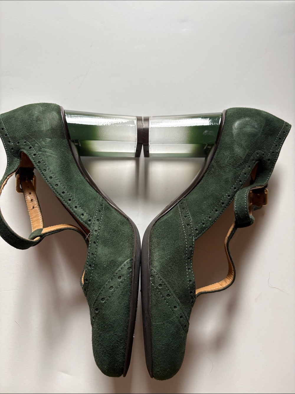 Ann Mashburn Lucite, Acrylic Heels - Picture 5 of 13